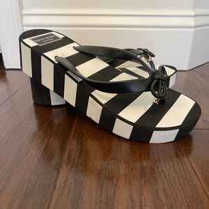 Kate Spade platform thong flip flop